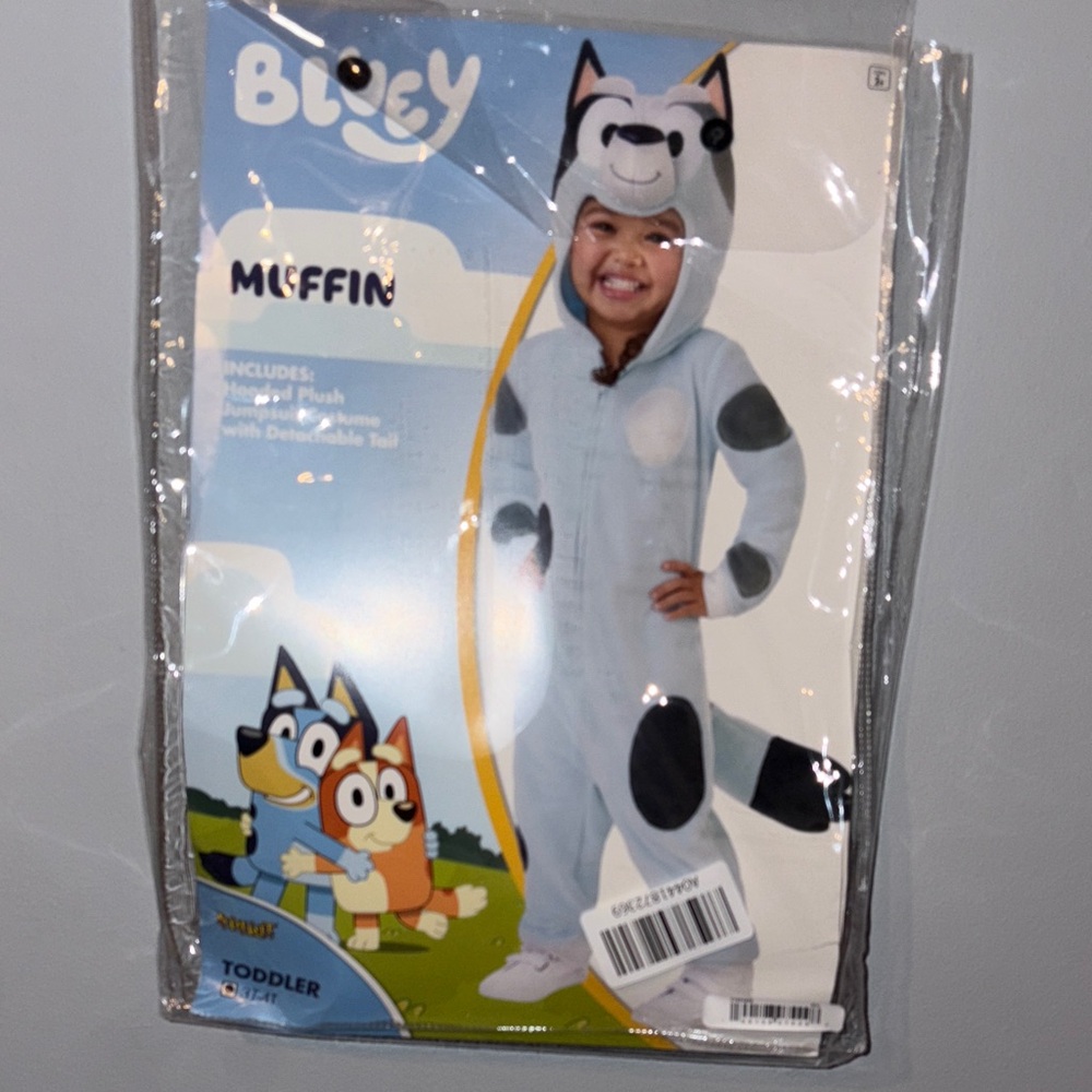 Spirit Halloween Muffin Toddler Costume 3T-4T